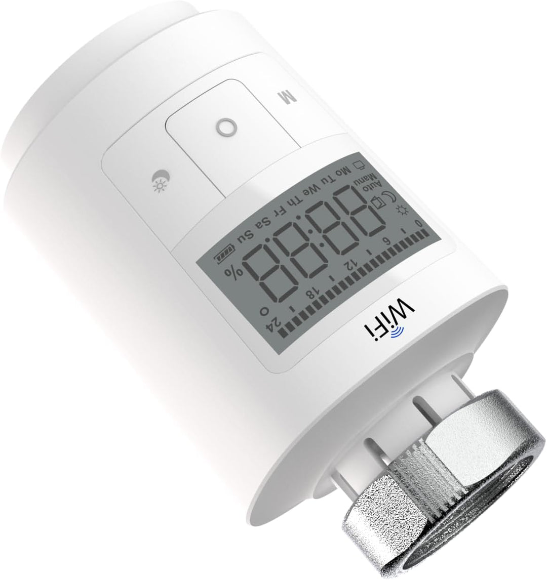 Smart Heizkörperthermostat WLAN mit App – Programmierbar, Energie sparen bis zu 30% – Alexa kompatib