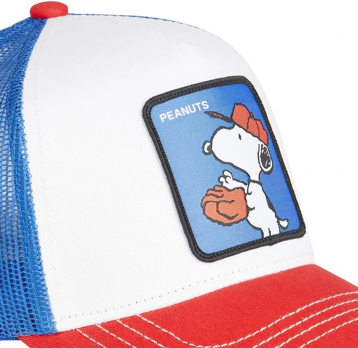 Capslab Snoopy Cap, Weiss, blau, One size