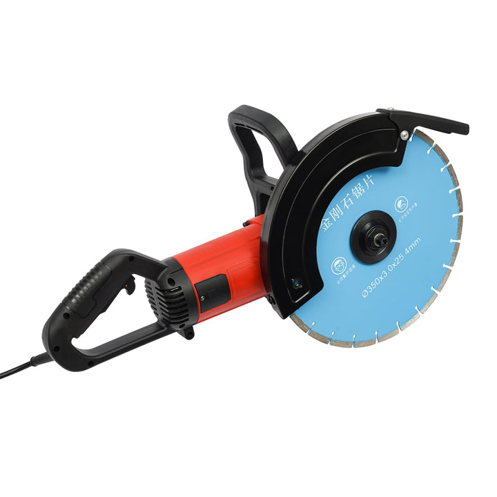Mauernutfräse 3500W, Betonschneider 3800 U/min Schneidetiefe 85-140mm für Granit Beton Marmor Zement