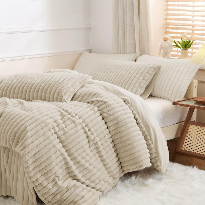 Lanqinglv Kissenbezug 40x80cm 2er Set Plüsch Biber Flanell Flauschig Zierkissenbezug Kissenhülle Dop