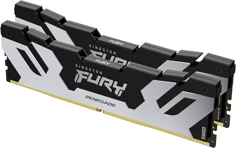 Kingston Fury Renegade DDR5 Silber/Schwarz XMP 48GB 6400MT/s CL32 DIMM Desktop Gaming Speicher (Kit