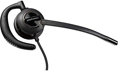 Plantronics HW530 Monaural QD Ohrbügel Kopfhörer Schwarz