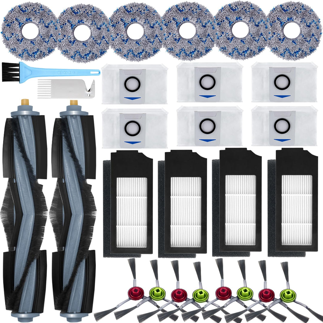 AiLomey Zubehör für Ecovacs DEEBOT X1 Omni / X1 e Omni, Ersatzteile für Ecovacs Deebot X1 Turbo Stau