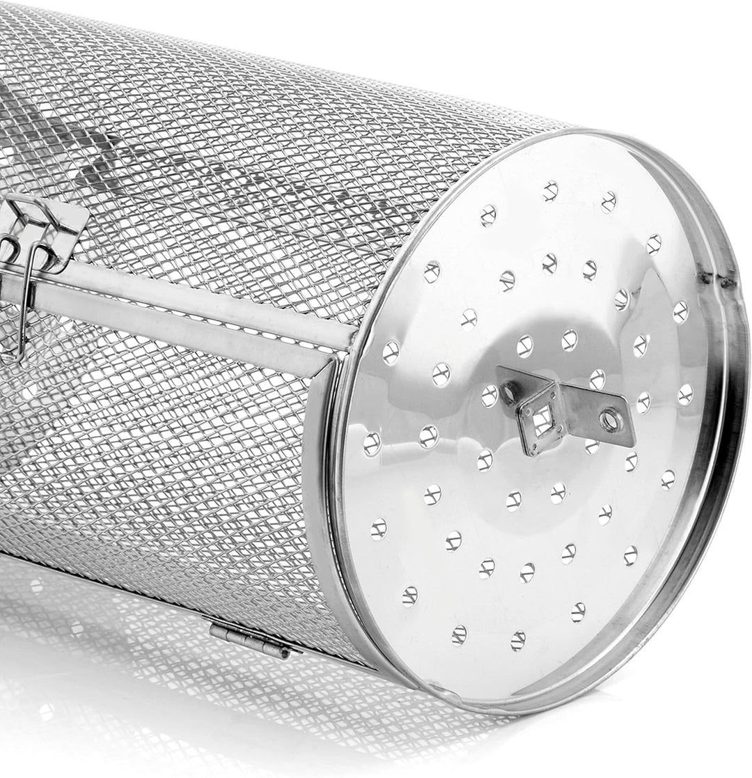 Stillstern Edelstahl Grillkorb für Minibackofen Bratenkorb - 14cm Ø