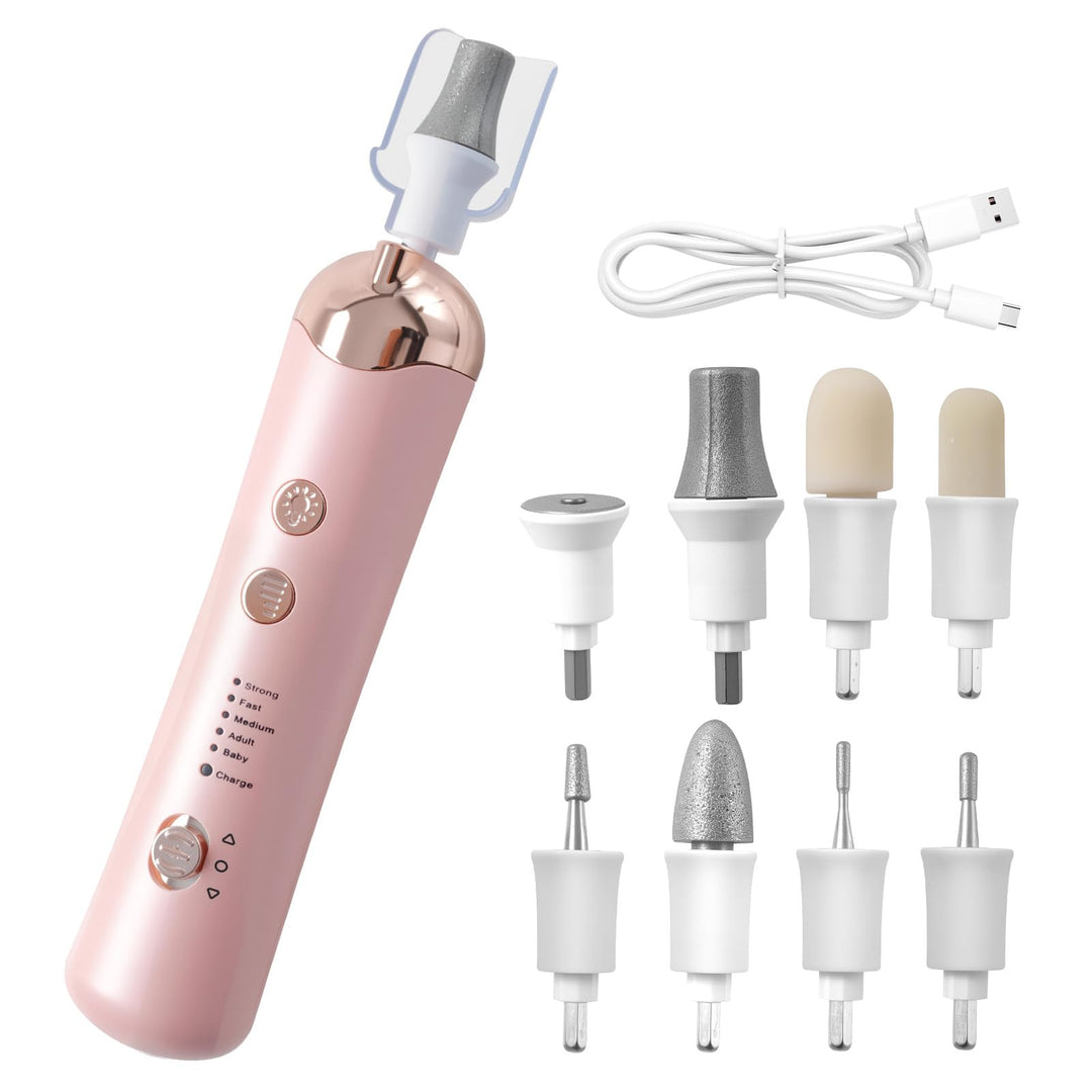 Elektrische Nagelbohrmaschine Nagelbohrer Elektrische Feile Nagelfeile Kit für Anfänger Acryl Gel Nä
