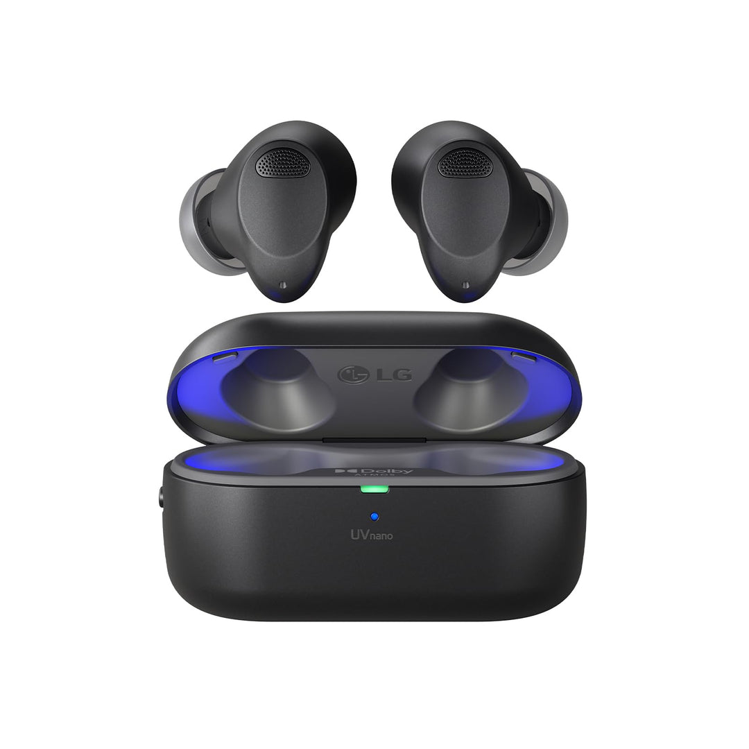 LG Tone Free T90S In-Ear Bluetooth Kopfhörer mit Dolby Atmos-Sound, Meridian-Technologie, ANC (Activ