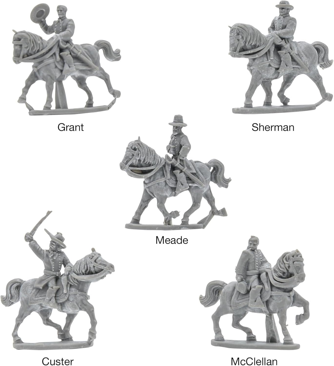 Warlord Games Union Commanders – Epische Massstab, Kunststoff-Miniaturen für schwarzes Pulver hochde