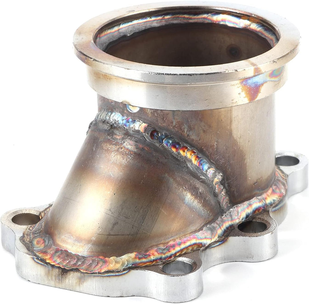 Turbo Downpipe Flansch Turbo Down Pipe 5 Bolt 2.5in Adapter Fit für GT25 GT28 T25 T28 Turbinengehäus