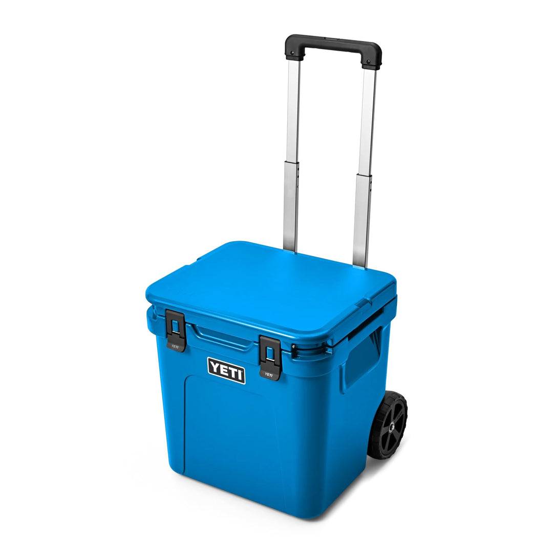 YETI Roadie 48 Rollkühler mit einziehbarem Periskopgriff Big Wave Blue, Big Wave Blue