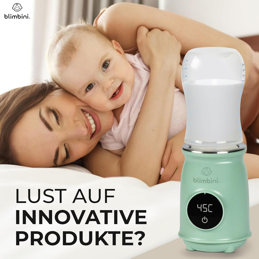 Pro+ tragbarer Flaschenwärmer Baby unterwegs mit genauer Temperatursteuerung & USB-C - akkubetrieben