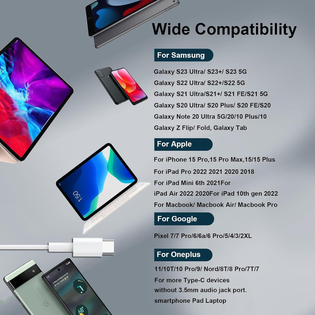 Kopfhörer USB C mit Kabel für iPhone 17 16 15 Pro Max Plus iPad Pro In Ear USB C Kopfhörer (mit inte