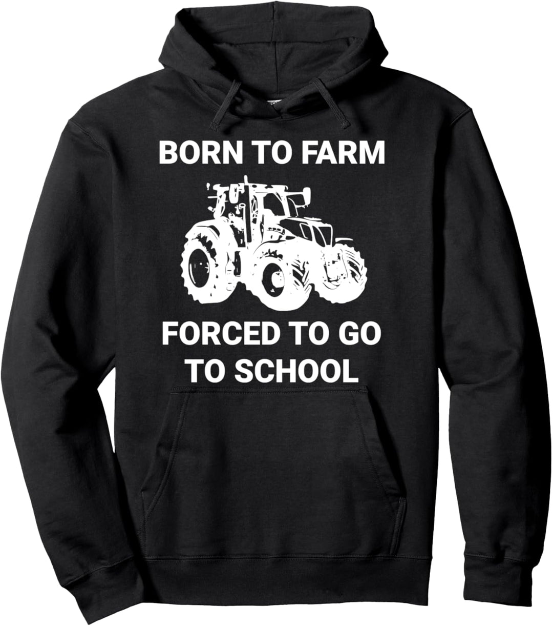 Landwirt Trecker Traktor Bauer Schüler Kind Landwirtschaft Pullover Hoodie