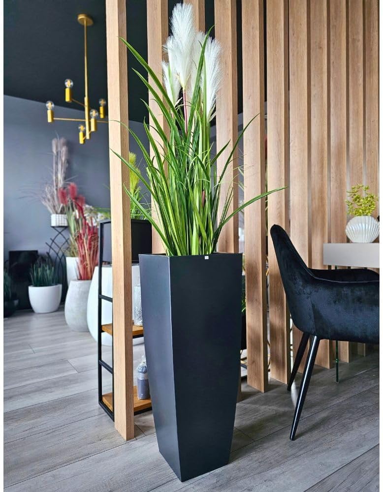 Juno-Topf, Höhe 75x28x28 cm, Zeitloses Design, Top-Qualität, drinnen und draussen, passend für Jede