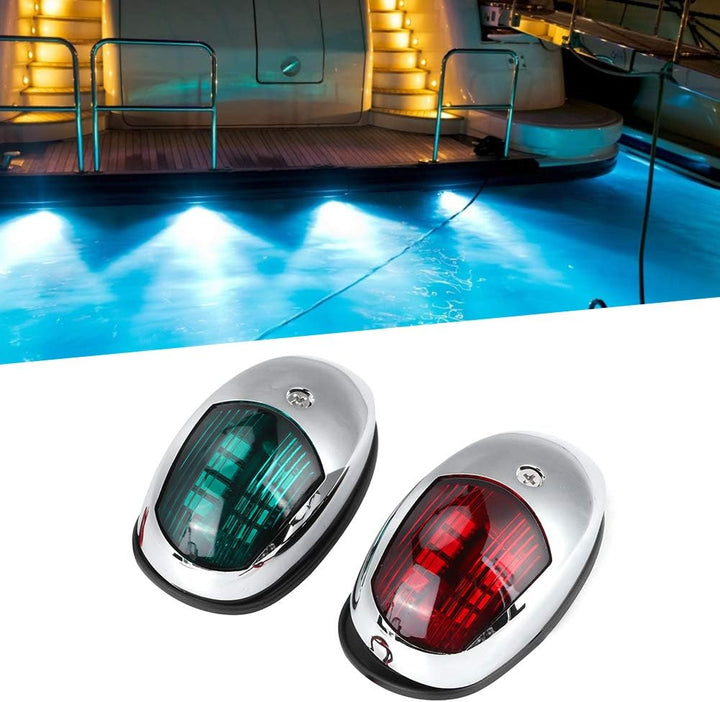 Navigationslicht für Boote, 12 V Wasserdichtes LED-Marine-Navigationslicht, Einfach zu Installierend
