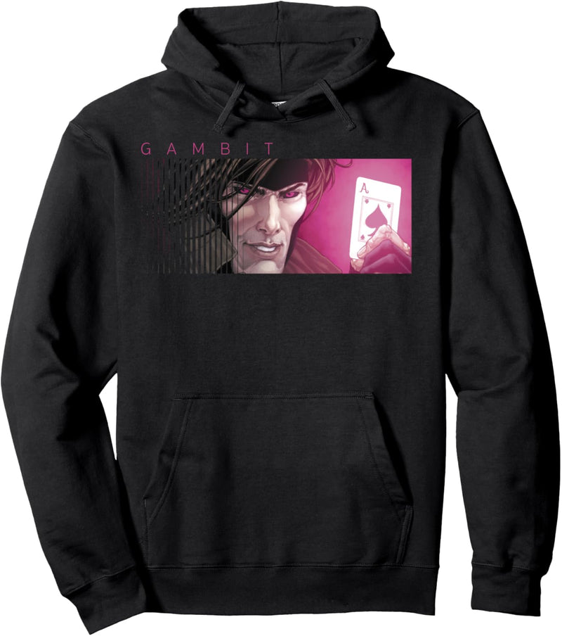 Marvel X-Men Gambit Ace Portrait Pullover Hoodie