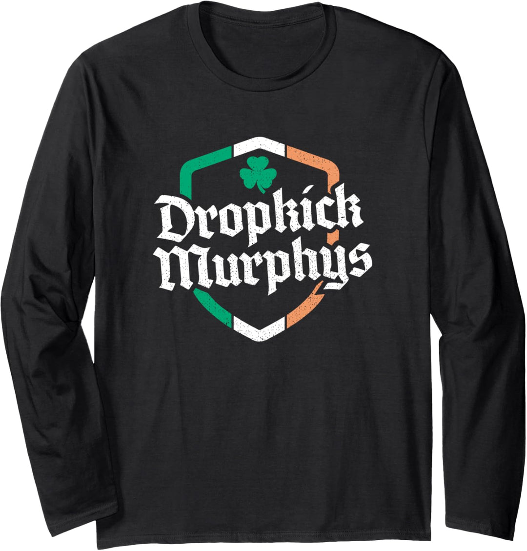 Dropkick Murphys – Offizieller Merchandise-Artikel – Irland Shield Langarmshirt