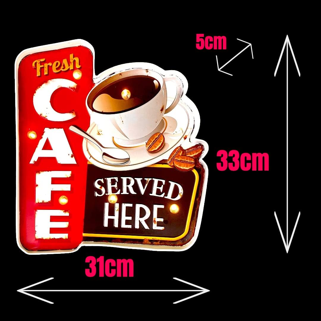 Restaurant-Wandbehänge Retro-Schild Kaffee – Original Diilihiiri von American Retro Sign Company. Ca