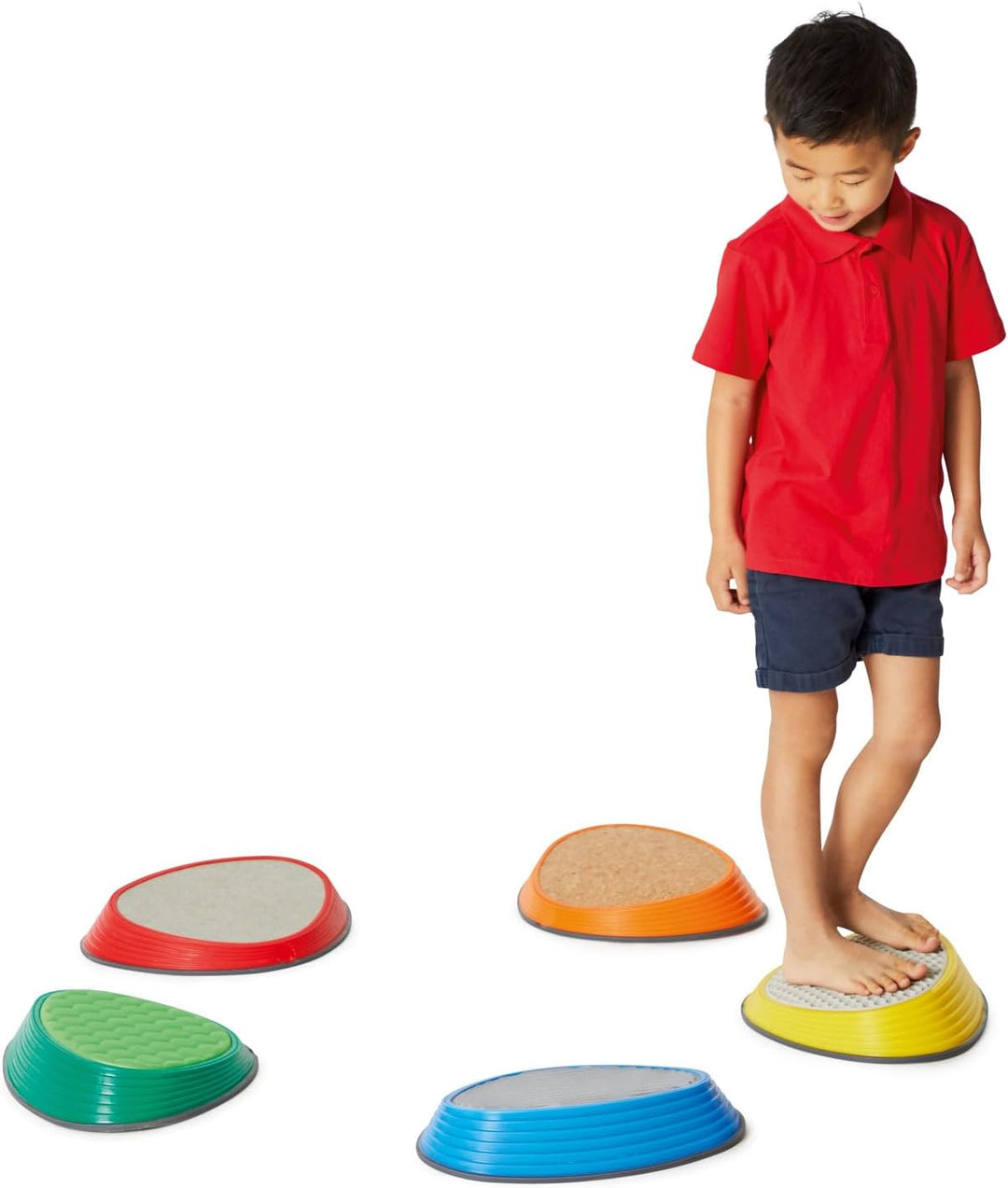 Taktile Fluss-Steine 5-er Set