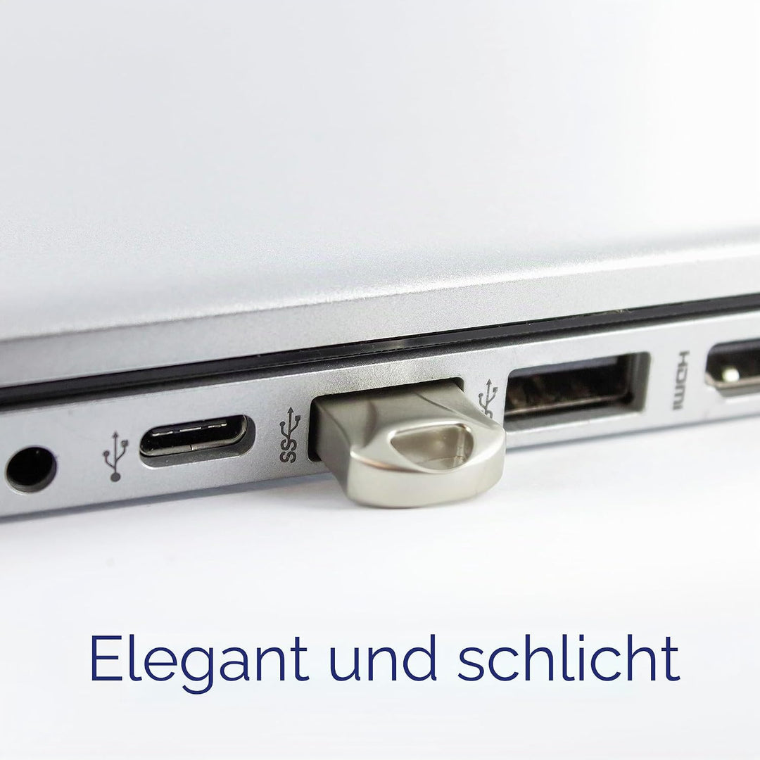 Integral 128GB USB-Speicher 3.2 Gen 1 Flash-Laufwerk Fusion mit Metallgehäuse, bis zu 110MB/s Fusion