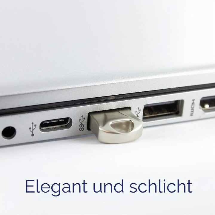 Integral 128GB USB-Speicher 3.2 Gen 1 Flash-Laufwerk Fusion mit Metallgehäuse, bis zu 110MB/s Fusion