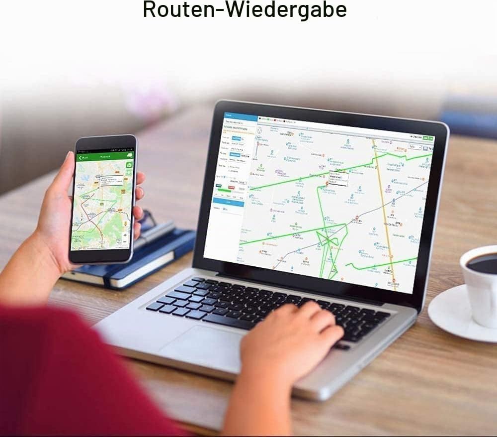 Winnes 4G GPS Tracker für Auto GPS Tracker Ohne ABO Echtzeit Ortung,20000mAh Akku,Standby-Zeit Von 2
