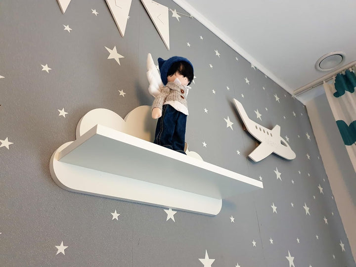 MOLILAND Wolke Wandregal, Ibiza - Prestige-Klasse für Kinderzimmer