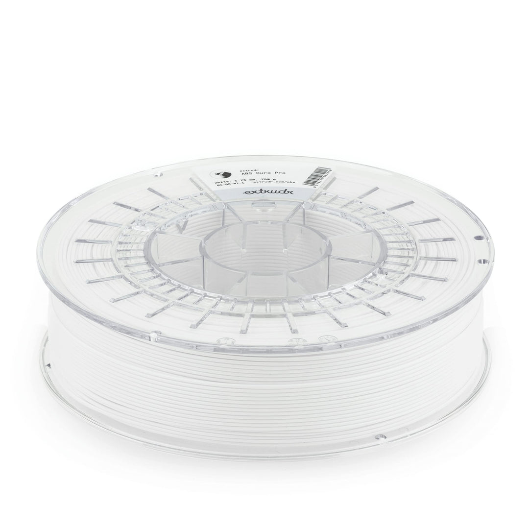 extrudr® DuraPro ABS ø1.75mm (750gr) 'WEISS/WHITE' - 3D Drucker Filament - Made in Austria