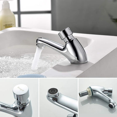 Ibergrif M21901 - Time Waschtischmischer, Einhand Bad Wasserhahn, Chrom, Silber, Bad Wasserhahn