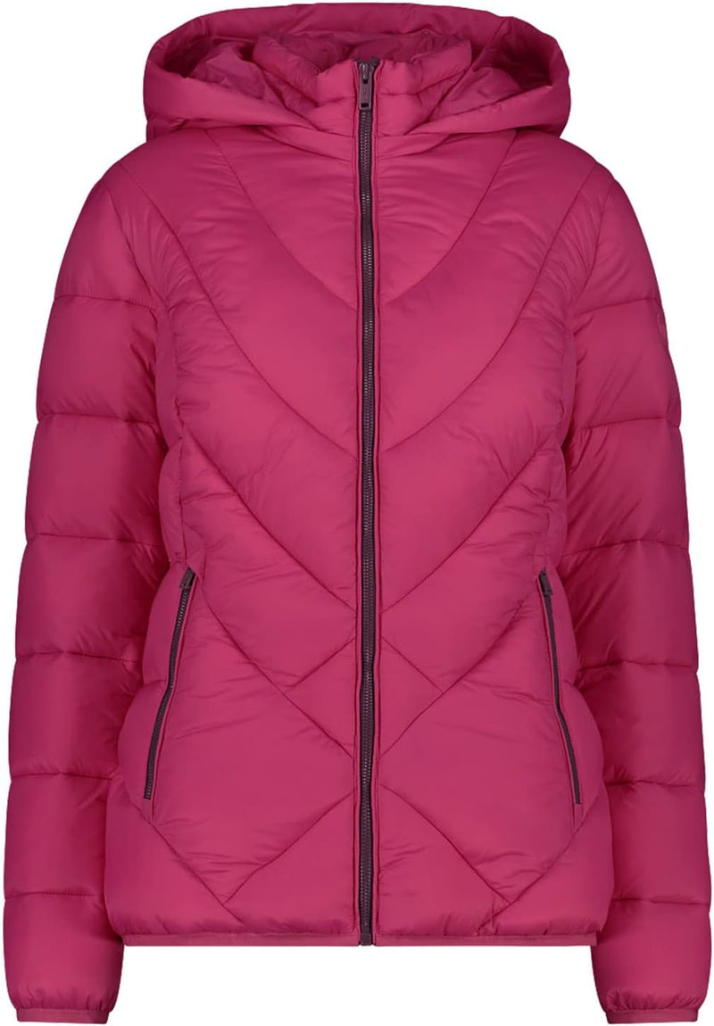 CMP Damen Hoodie Snaps Jacke Isolationsjacke 36 -B870 fuchsia, 36 -B870 fuchsia