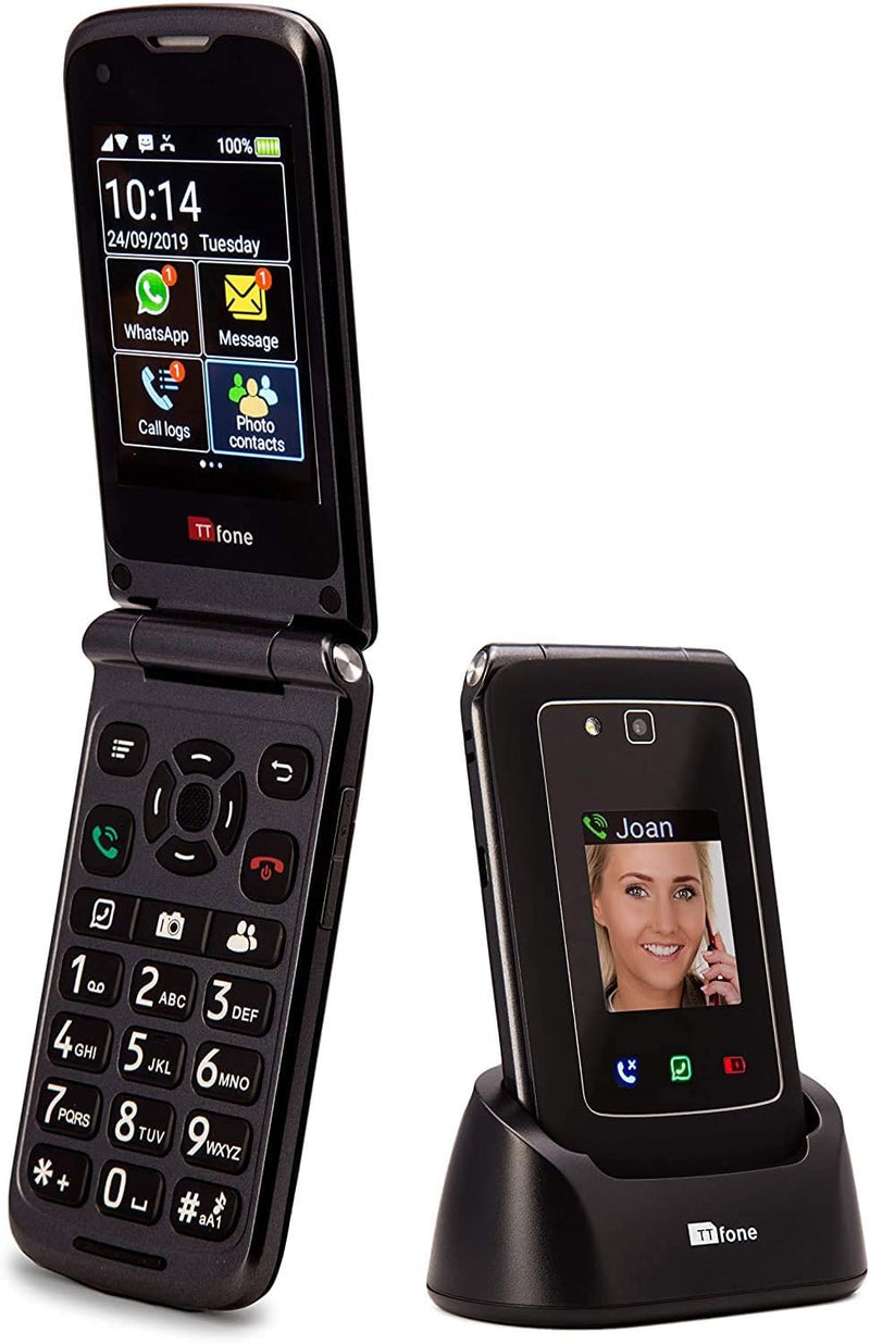 TTfone Titan TT950 Whatsapp 3G Touchscreen Senior Big Button flip Handy - einfach und einfach zu bed