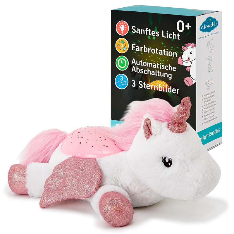 Cloud B Calming Nightlight Star Projektor | Sanfte Helligkeit | 3 Farben | 3 Sternbilder | Automatis