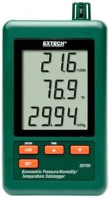 Extech Luftdruck-, Feuchte- und Temperatur-Datenlogger, 1 Stück, SD700 Luftdruck, Luftfeuchtigkeit,