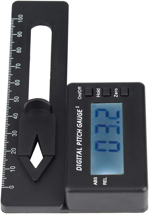 Yctze RC-Helikopter-Modell, LCD-Digital-Pitch-Messgerät, Elektronisches Zubehör für Genaue Pitch-Mes