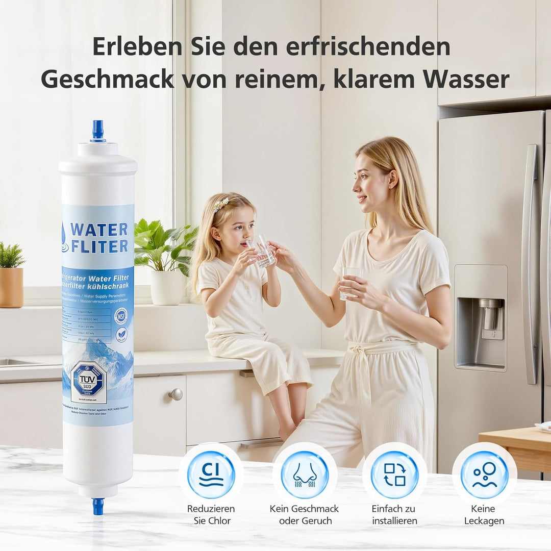 4 VILLAPOOL Wasserfilter Kühlschrank Ersatz für Samsung Kühlschrank Wasserfilter DA29-10105J, DA29-1