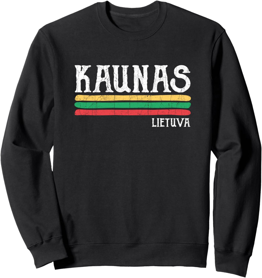 Vintage Kaunas Litauen Litauisch Sweatshirt