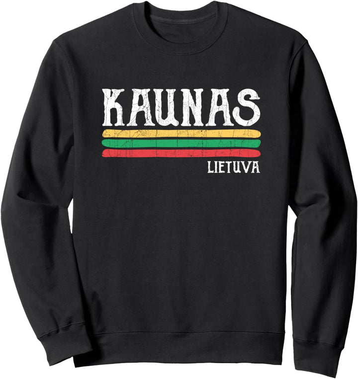 Vintage Kaunas Litauen Litauisch Sweatshirt