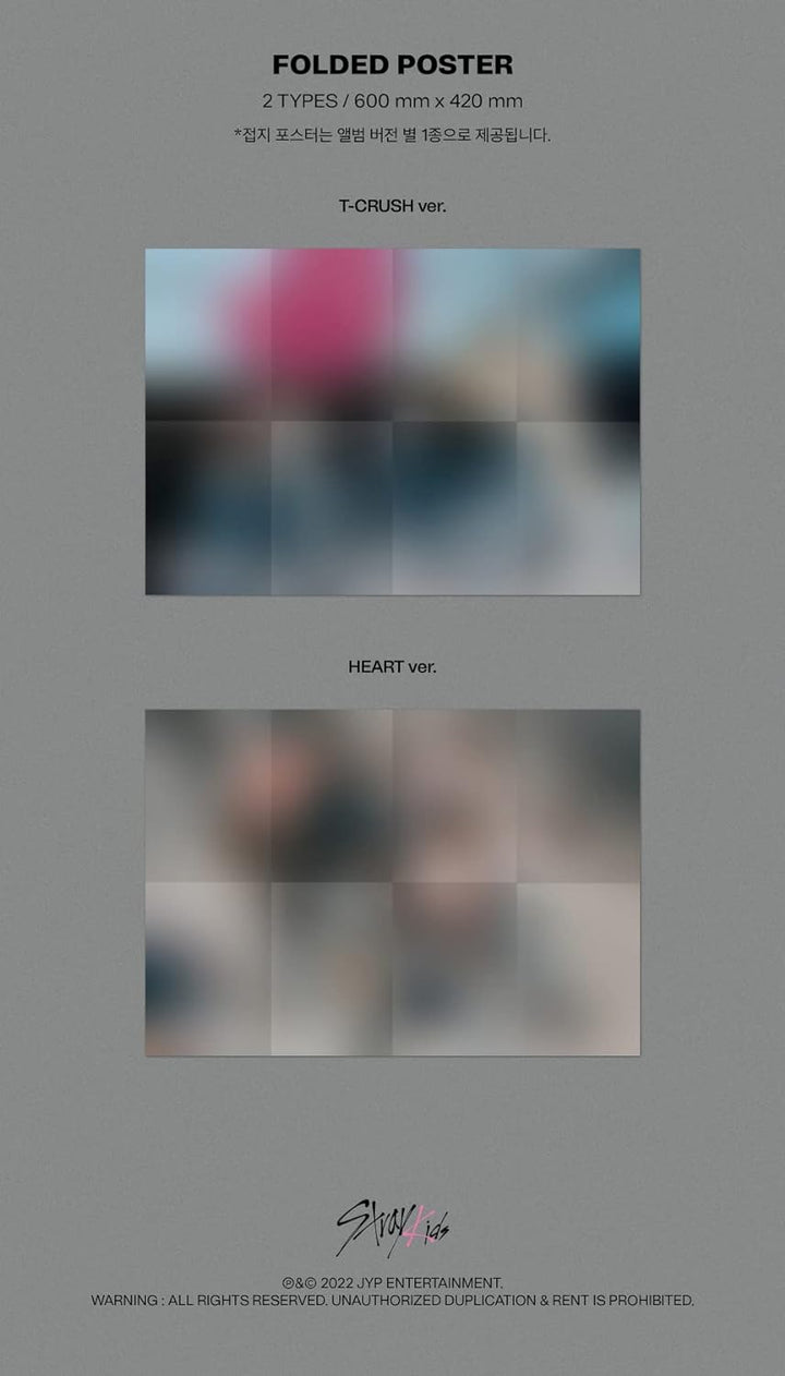 Dreamus STRAY KIDS - MAXIDENT Standard Edition CD+Pre-Order Benefit (T-CRUSH ver.), JYPK1467