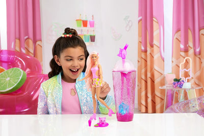 Barbie Pop Reveal Fruit - Überraschungspuppen mit 8 fruchtigen Überraschungen, inklusive beweglicher