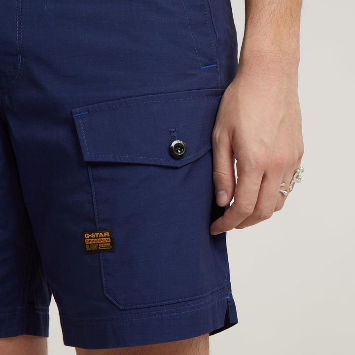 G-STAR RAW Herren Sport Trainer Shorts, Blau (Imperial Blue D21039-d384-1305)