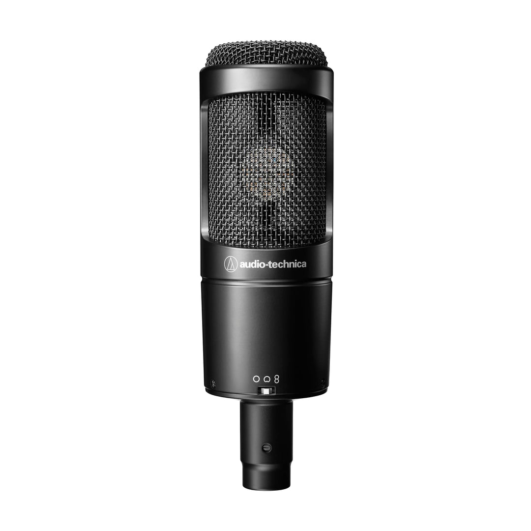 Audio-Technica 2050 Kondensatormikrofon mit Umschaltbaren Richtcharakteristika Schwarz Studio, Studi