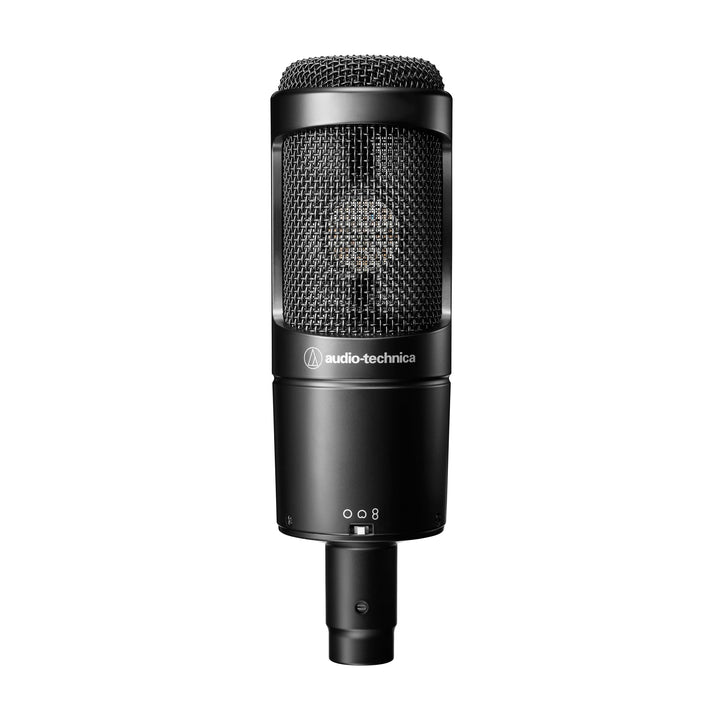 Audio-Technica 2050 Kondensatormikrofon mit Umschaltbaren Richtcharakteristika Schwarz Studio, Studi