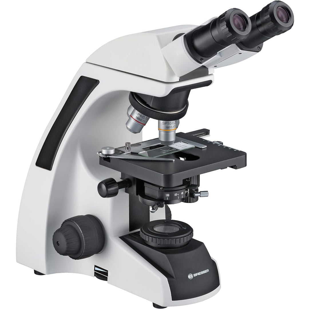 Bresser binokulares Durchlicht Mikroskop Science TFM-201 Bino 40-1000x Vergrösserung, mit Köhlersche