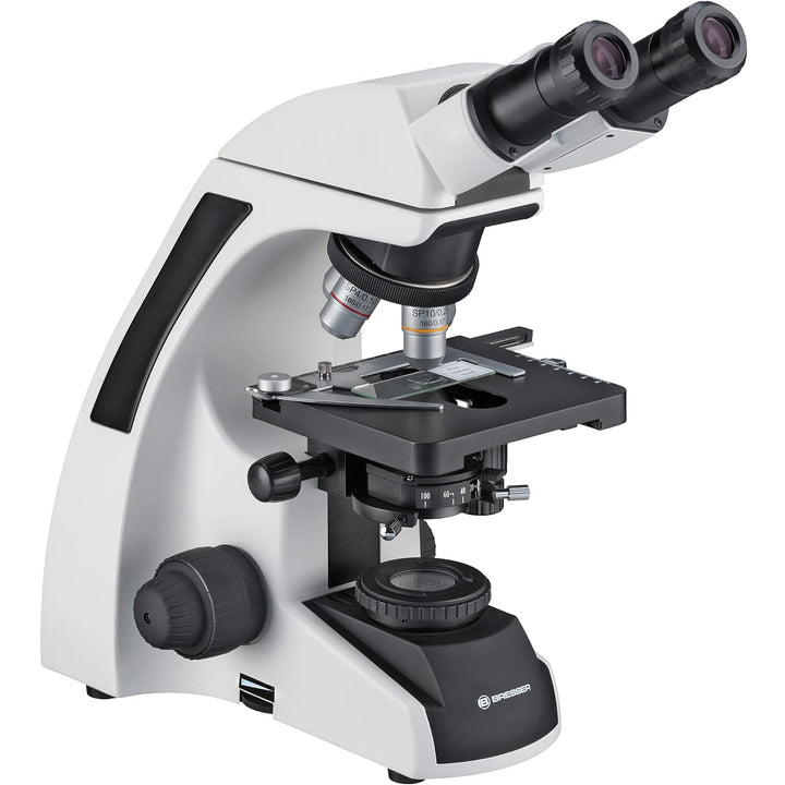 Bresser binokulares Durchlicht Mikroskop Science TFM-201 Bino 40-1000x Vergrösserung, mit Köhlersche