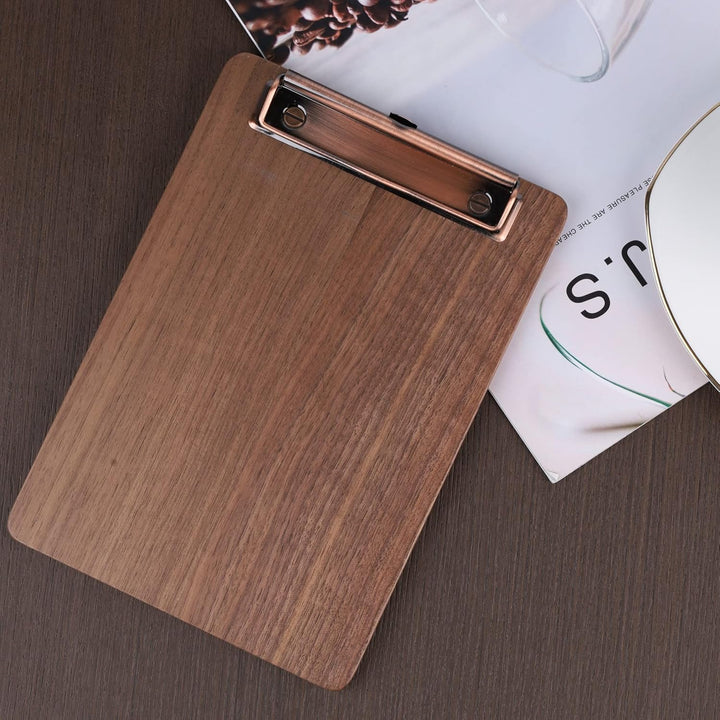 Klemmbrett aus massivem Hartholz mit Ständer, Menühalter aus Holz für Restaurants, Tischständer, Qui