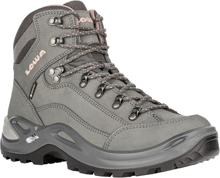 LOWA Renegade GTX MID Ws Damen Wanderstiefel Trekkingschuh Outdoor Goretex 320945 39 EU Graphit Rose