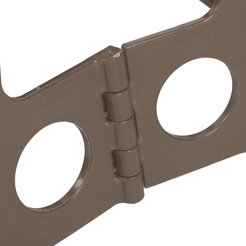 Klappbarer Tritthocker, Tragbar und Rutschfest für Erwachsene, 29 cm, Weiss-Dunkel Gefleckt, für Woh