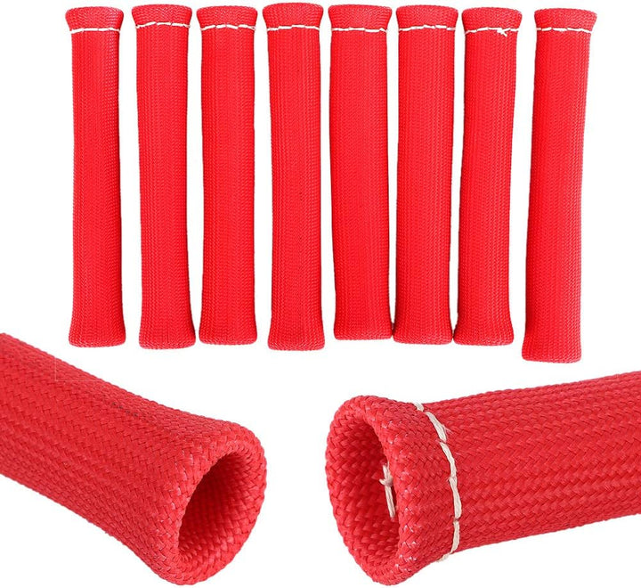 Tbest Hitzeschutz Zündkabel, Zünrzenstecker Hitzeschutz,Zünrzenschutzhülsen,8 Stück 1600-Grad-Zünrze