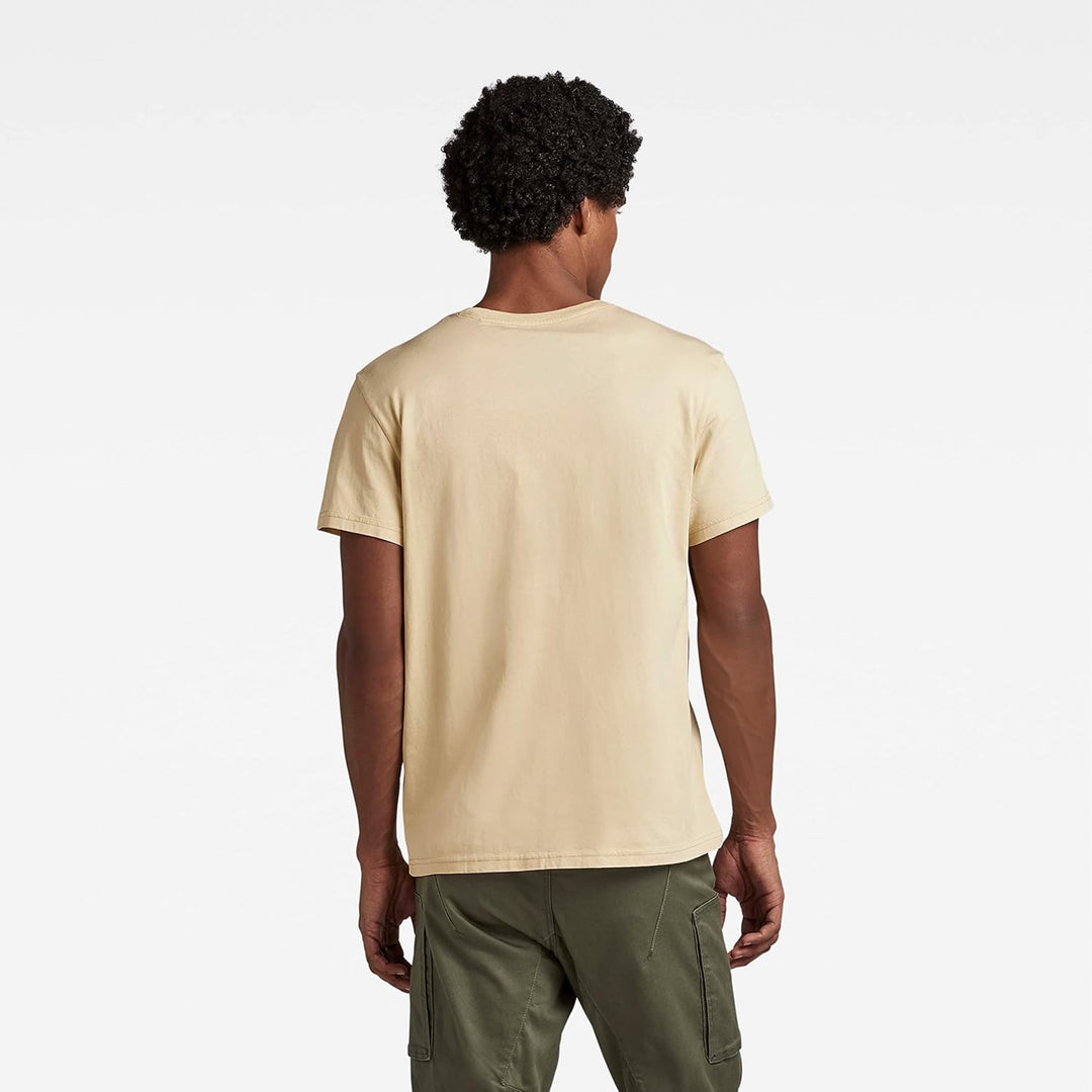G-STAR RAW Herren Raw T-Shirts XS Beige (Postbag D22776-c506-1868), XS Beige (Postbag D22776-c506-18