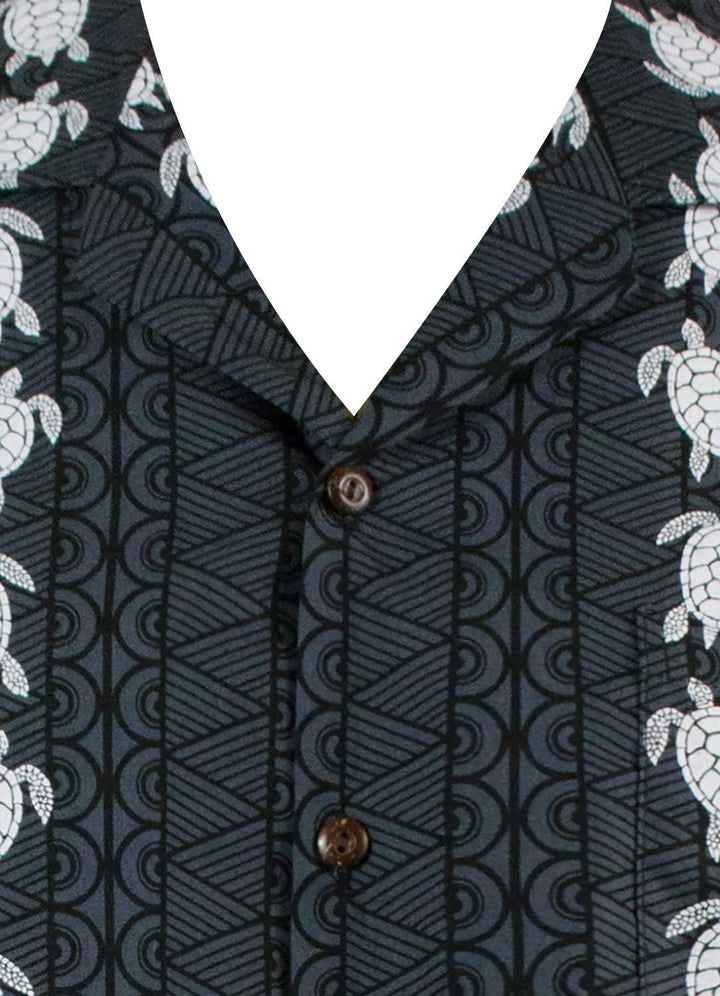 P.L.A. Pacific Legend Original Hawaiihemd Kurzarm Herren Kurzarm Button-Down Front-Tasche Hawaii-Pri