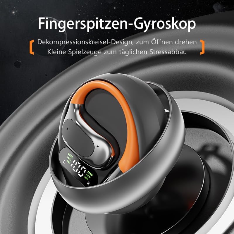 Bluetooth-Kopfhörer, Bluetooth 5.4-Sportkopfhörer, Open Ear übersetzungskopfhörer, IPX5 wasserdicht,